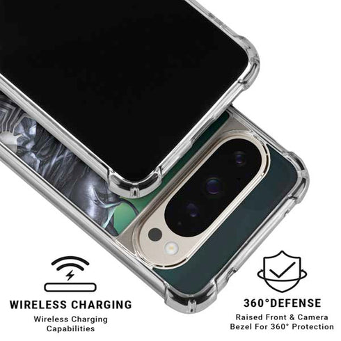 Marvel Venom Symbiote Google Pixel 9/9 Pro Clear Case